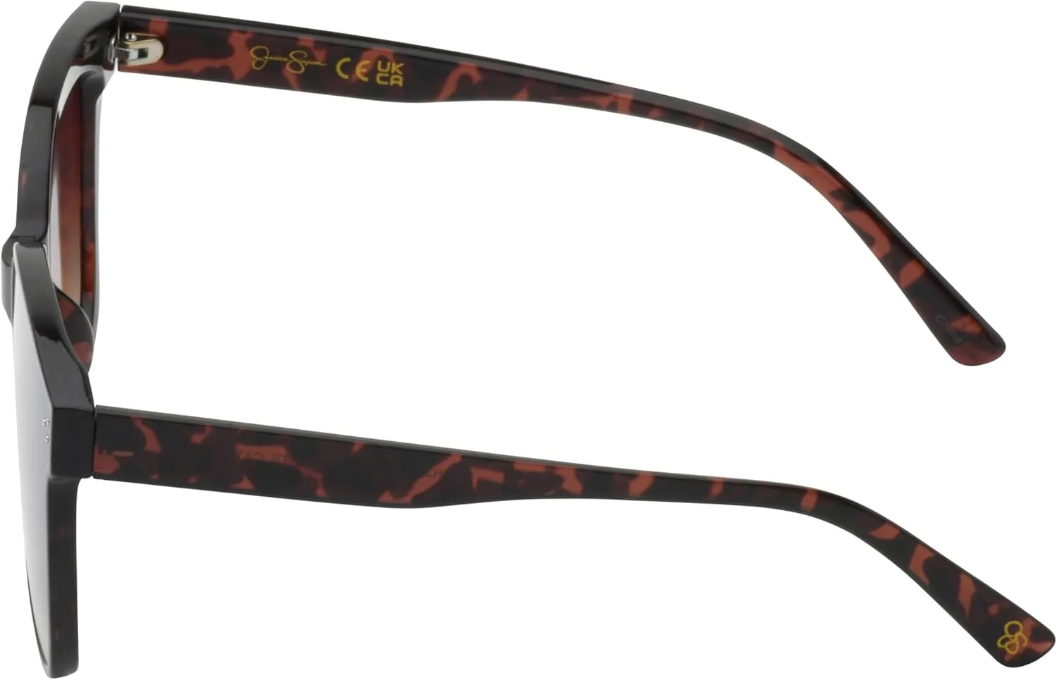 essica Simpson Women's J6214 Oversized Cat Eye Square Sunglasses