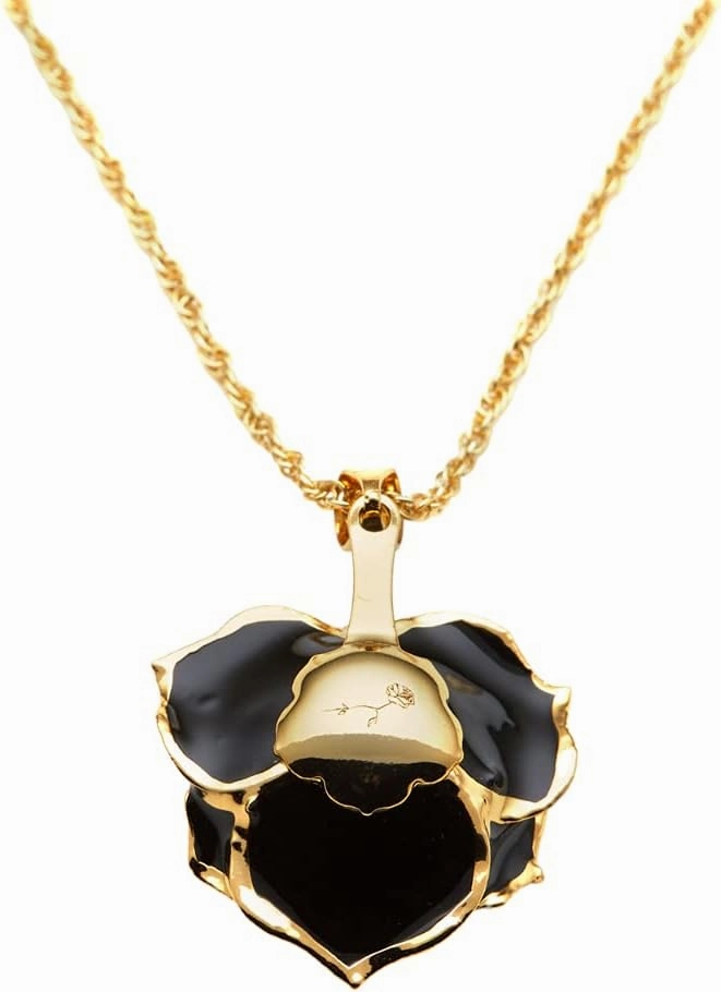 Eternal Rose Eternal Necklace 24k Gold Dipped Forever Rose Necklace