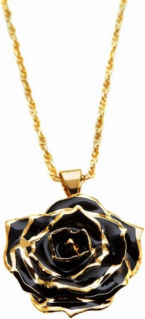 Eternal Rose Eternal Necklace 24k Gold Dipped Forever Rose Necklace