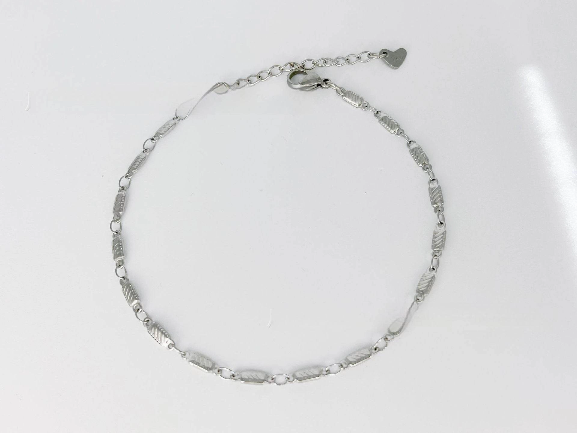 European And American Style Fashion Special-interest Stainless Steel Anklets Love Anklet Multi-style Ins