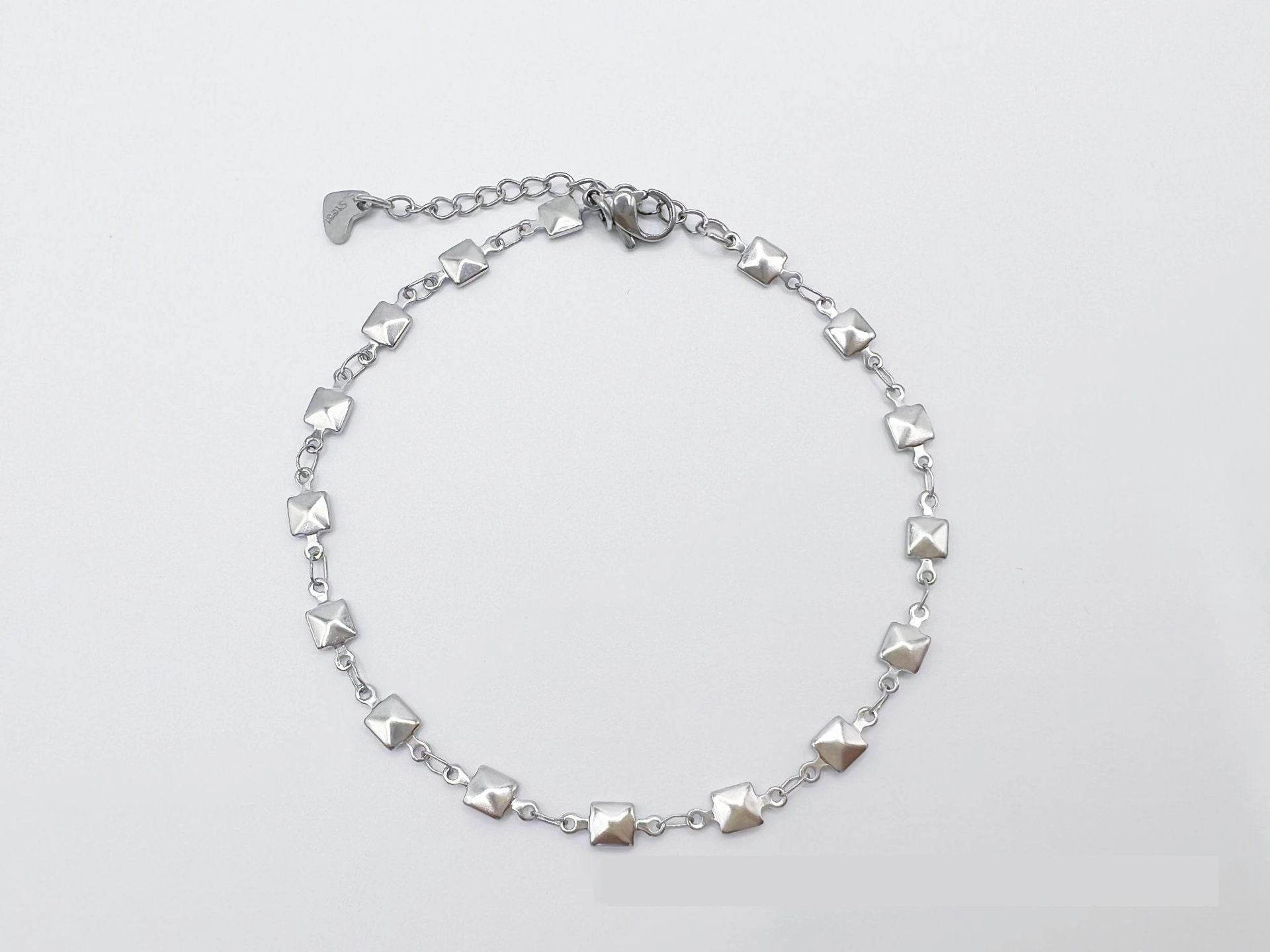 European And American Style Fashion Special-interest Stainless Steel Anklets Love Anklet Multi-style Ins