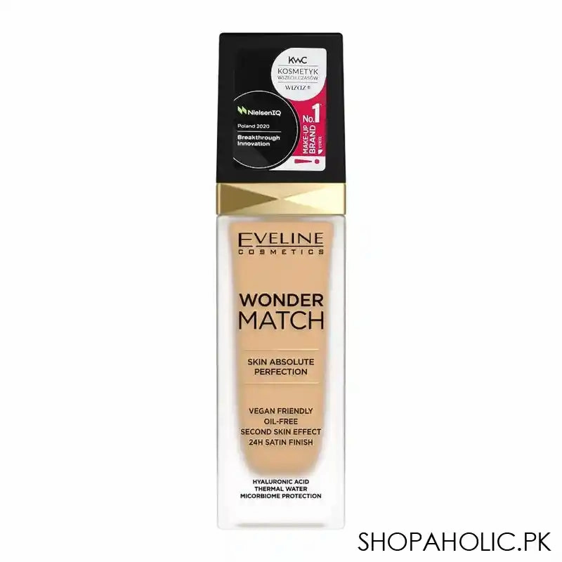 Eveline Wonder Match Skin Absolute Perfection Foundation, 20, Medium Beige
