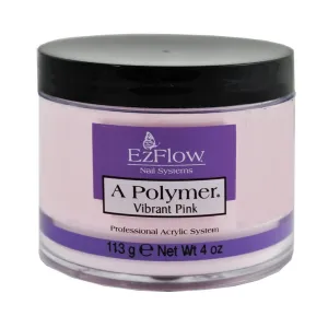 EZ Flow A Polymer Vibrant Pink False Nails, 4 Ounce