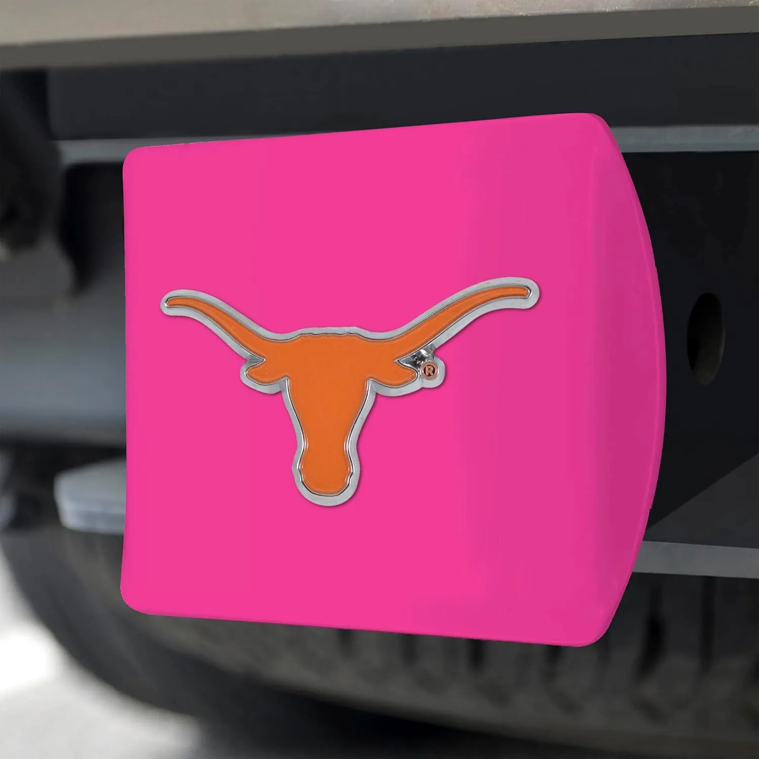FANMATS 43567 Texas Longhorns Color Hitch Cover - Pink