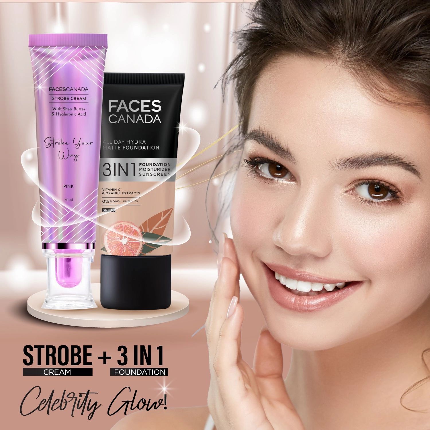 FC Strobe Cream- Pink 30ml
