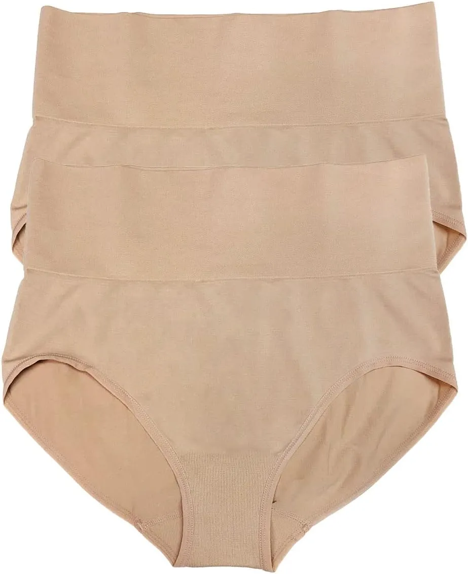 Felina | Fusion Seamless Shapewear Brief | 2-Pack | Tummy Control | Smooth