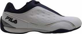 Fila Men's Kalien 3 (White/FilaNavy/Metallic Silver) (12 D(M) US)