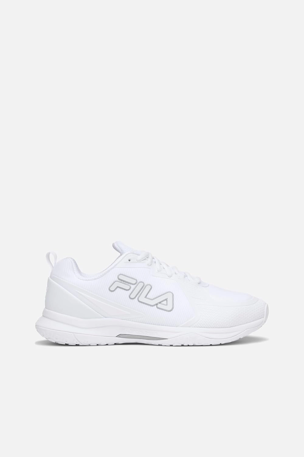 Fila Women's Volley Burst Shoes, White/White/Metallic Silver - 10.5