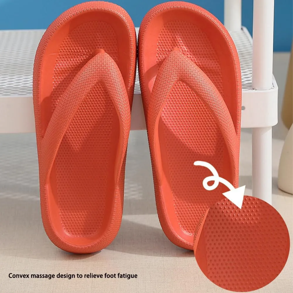 Flip Flops for Women Men,Non-slip Soft and Lightweight Slides,Comfy Shower Spa Walking Pool Beach Sandals