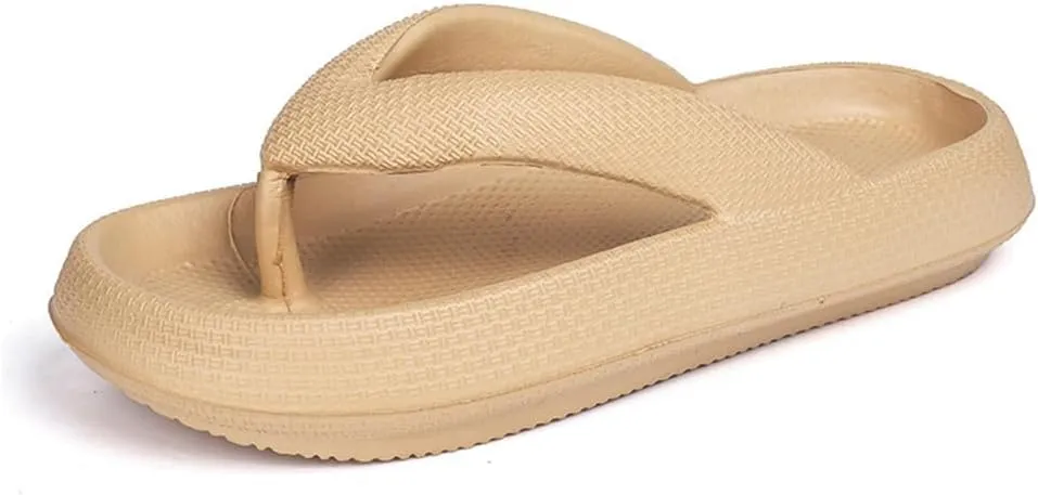 Flip Flops for Women Men,Non-slip Soft and Lightweight Slides,Comfy Shower Spa Walking Pool Beach Sandals