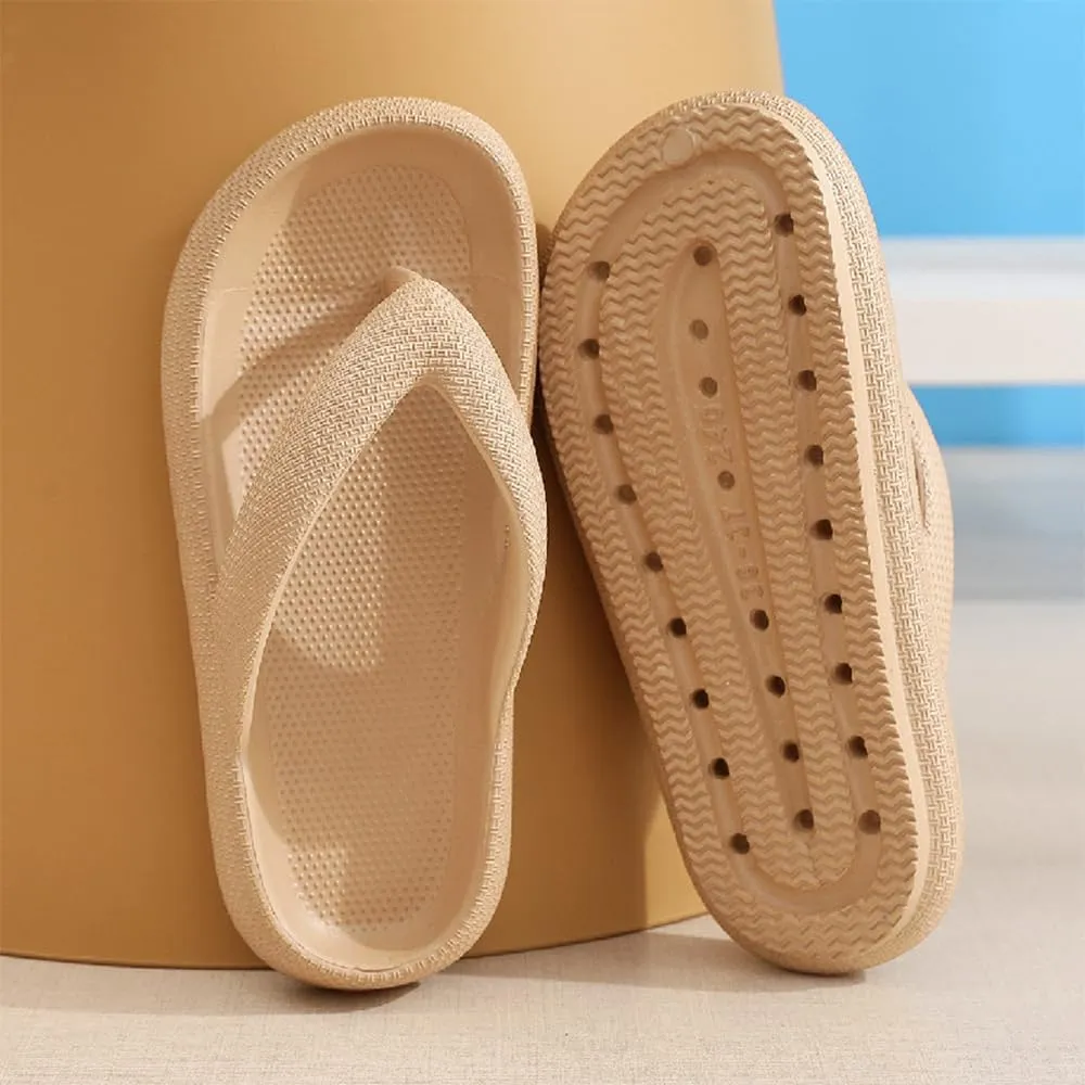 Flip Flops for Women Men,Non-slip Soft and Lightweight Slides,Comfy Shower Spa Walking Pool Beach Sandals