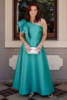 Flornette Gown - Angelica Emerald Green SIZE L/12 ONLY