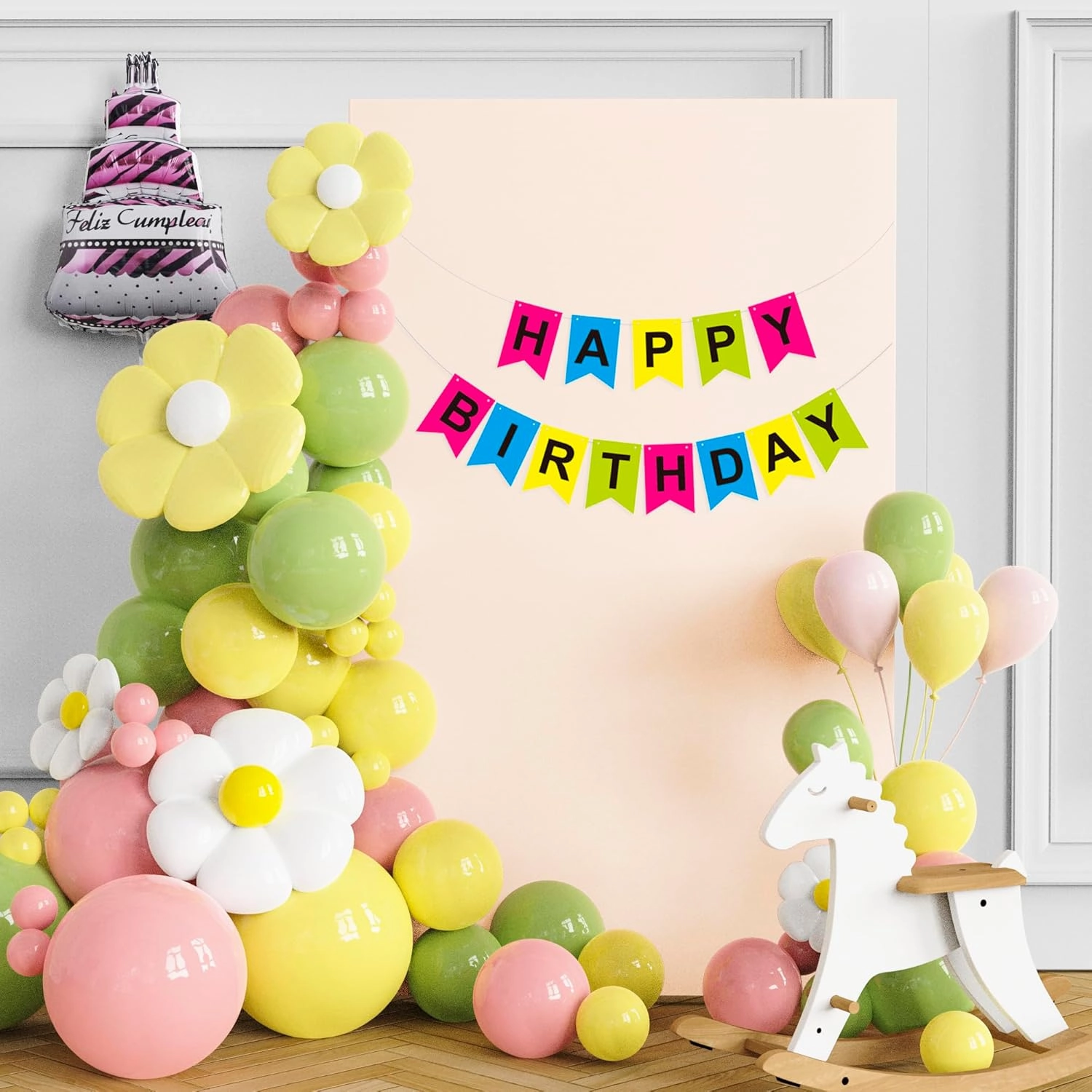 Fomcet Wedding Arch Cover Beige 6.6FT x 4FT Square Spandex Arch Backdrop Covers Stretchy Fabric for Birthday Party Baby Shower Anniversary Arch Stand Decoration