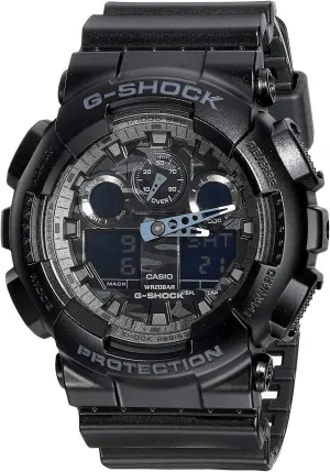 G-Shock GA-100CF-1ACR Black/Camo Dial One Size