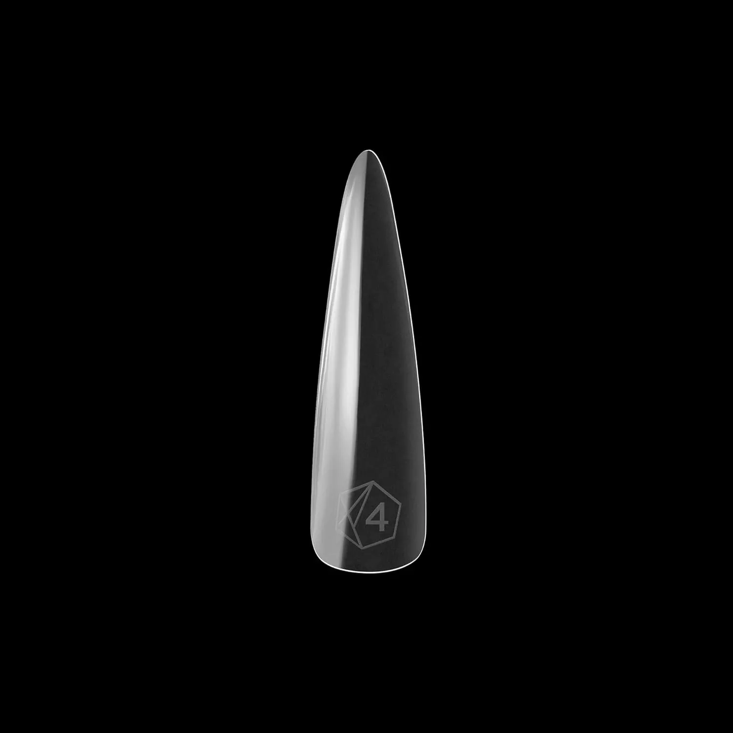 Gel-X® Sculpted Stiletto Extra Long Box of Tips | Premium Quality, 14 Sizes 00-9 | Half-sizes Included (Clear, 350)