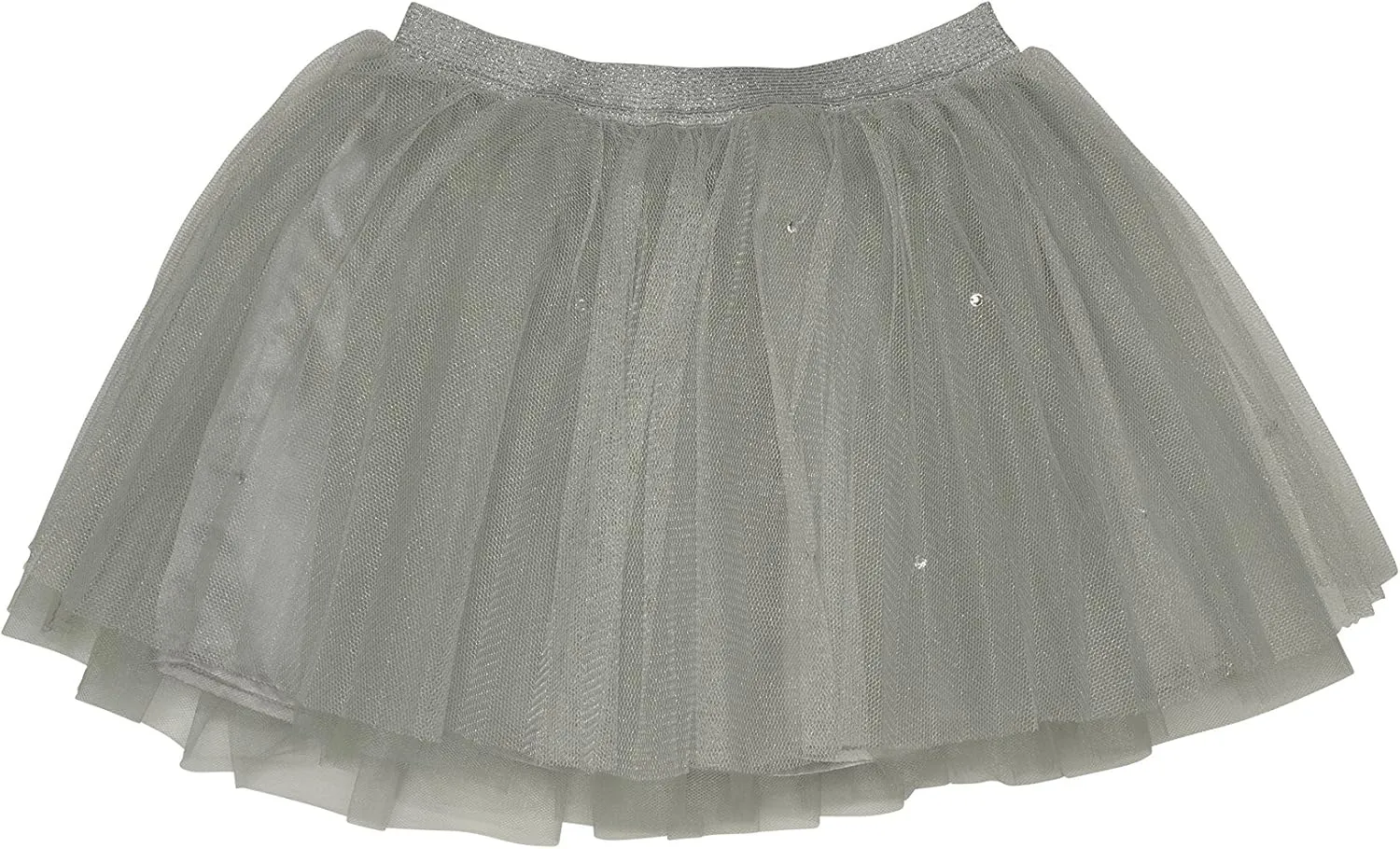 Girl's 7-16 Style Prodigy Netting Skirt, Silver - Size 10