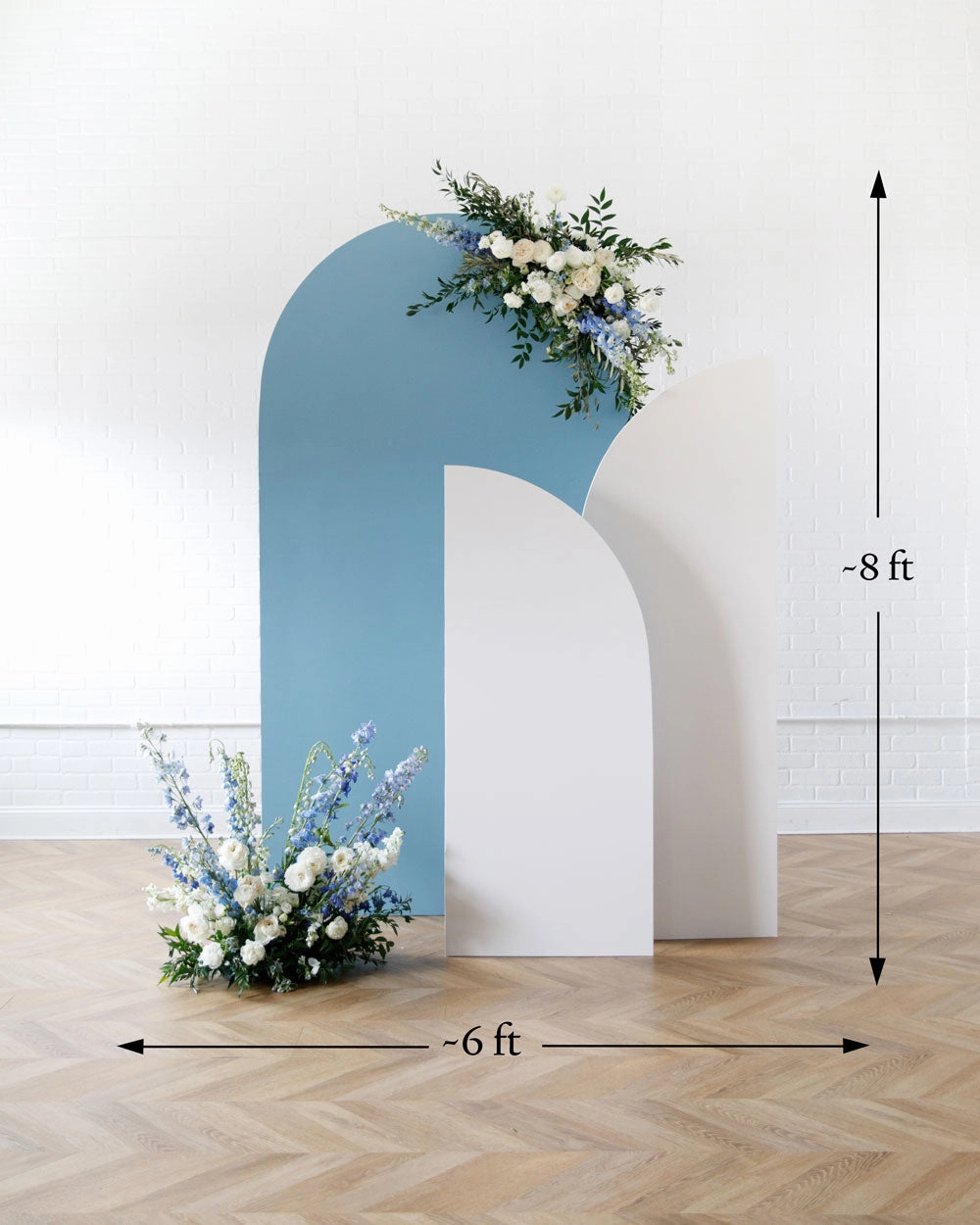 Giverny - Bellamy Panel with Floral Arrangements