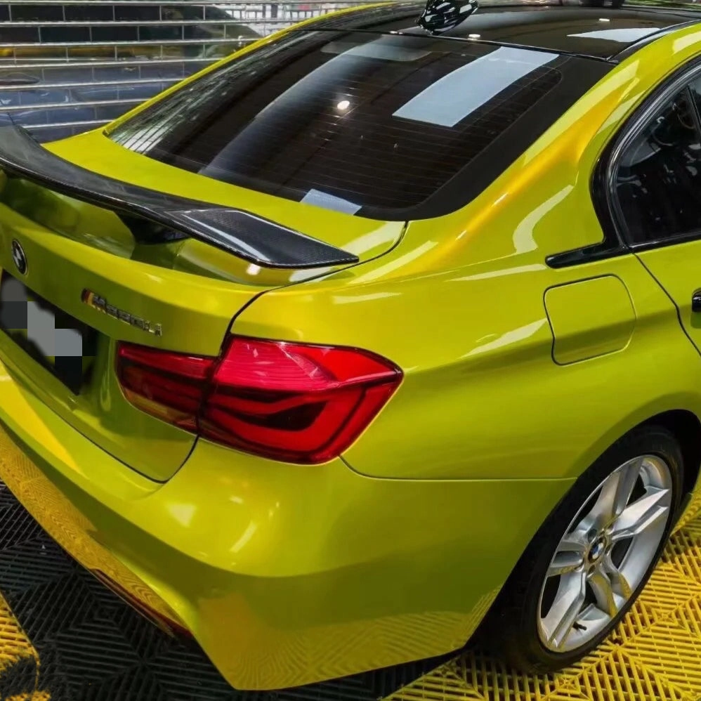Gloss Metallic OSD Yellow Car Wrap