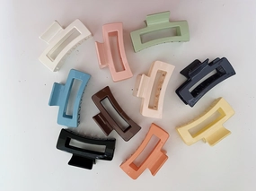 glossy hair claw 10pk