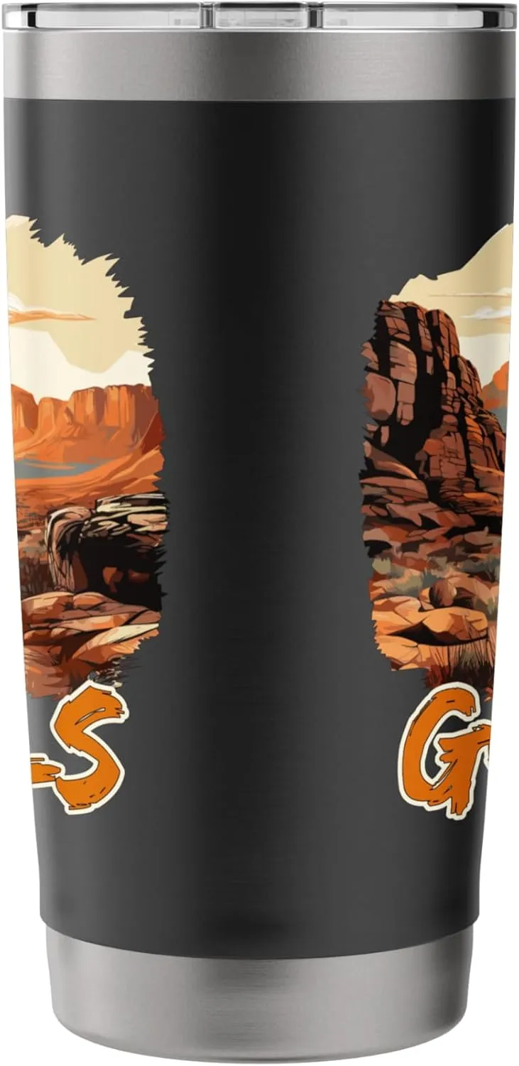 Goals Trail Running Desert Adventure Stainless Steel Insulated Tumbler
