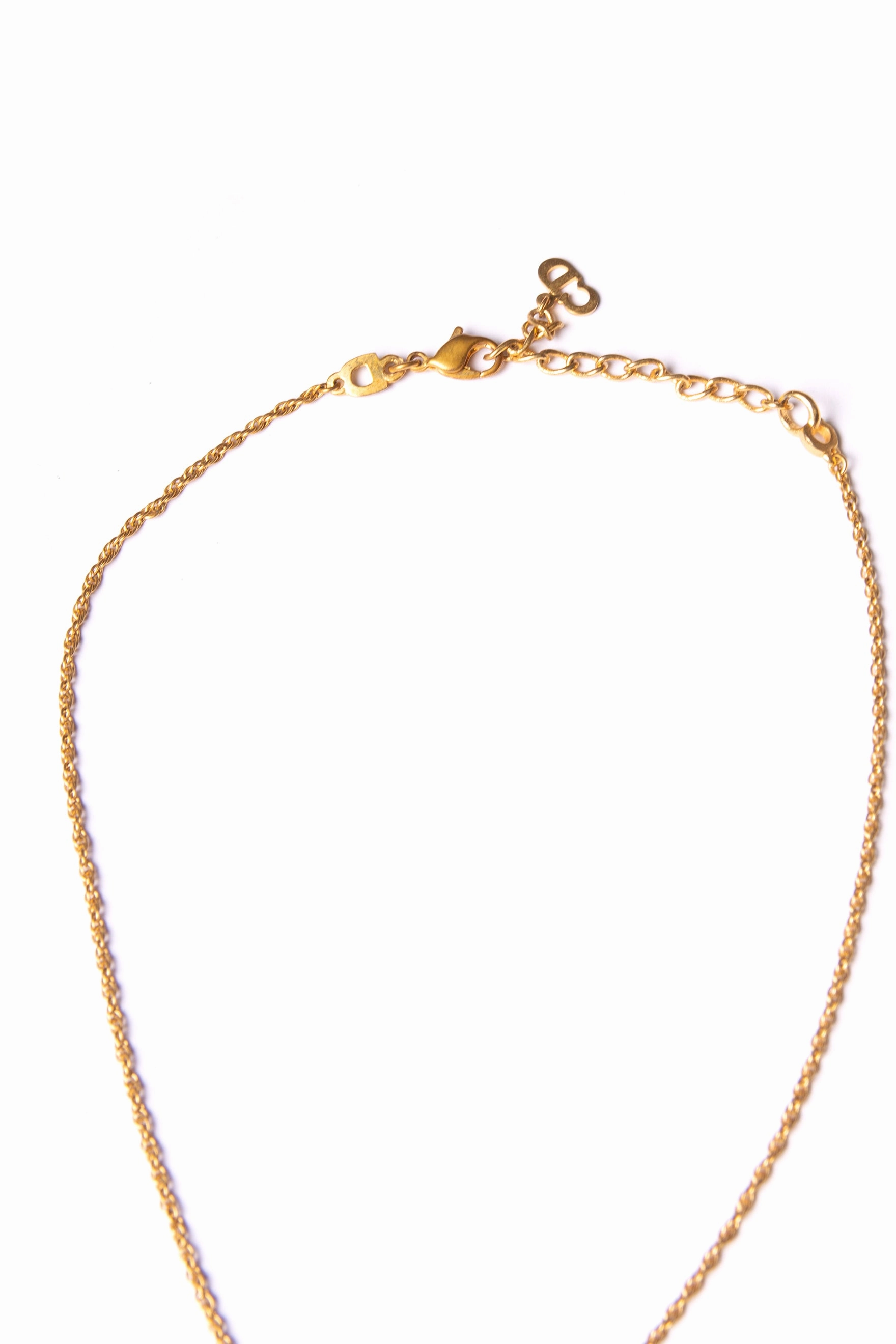 Gold Dog Tag Necklace