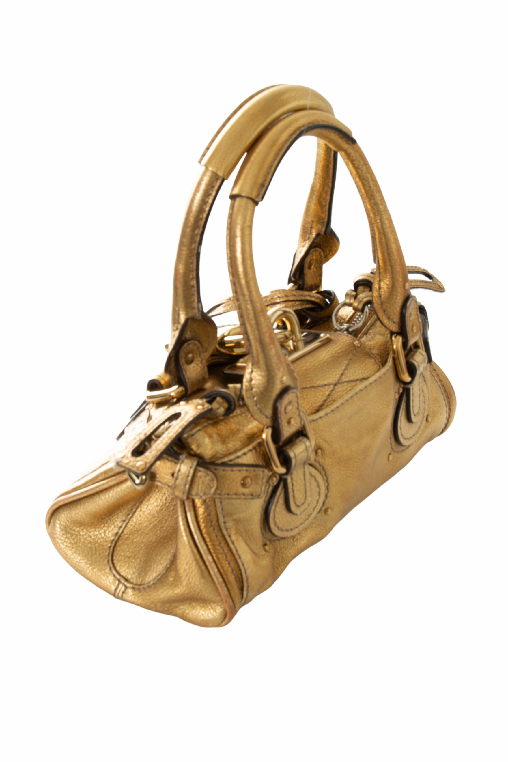 Gold Paddington Bag