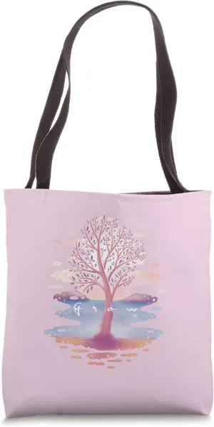 Grow, Alternate Pink Tote Bag