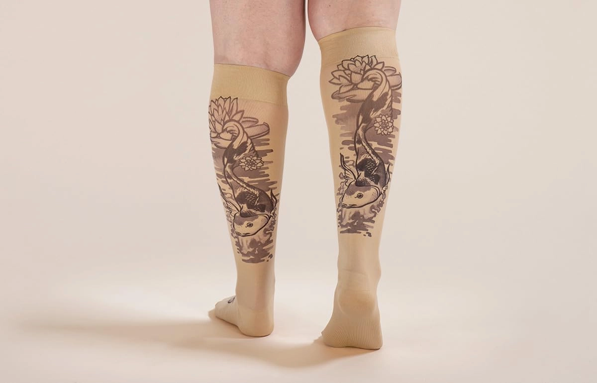 Harmony Beige Medical Graduated Compression Sock Pair 20-30mmHg