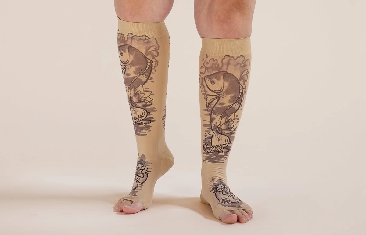 Harmony Beige Medical Graduated Compression Sock Pair 20-30mmHg