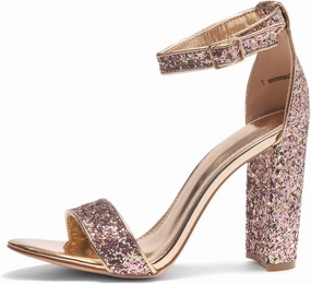 Herstyle Women’s Chunky Block Heels – Open Toe Ankle Strap Sandals, 3.75 Inch High Heels for Wedding, Party & Dressy Occasions – Comfortable Strappy Dress Shoes