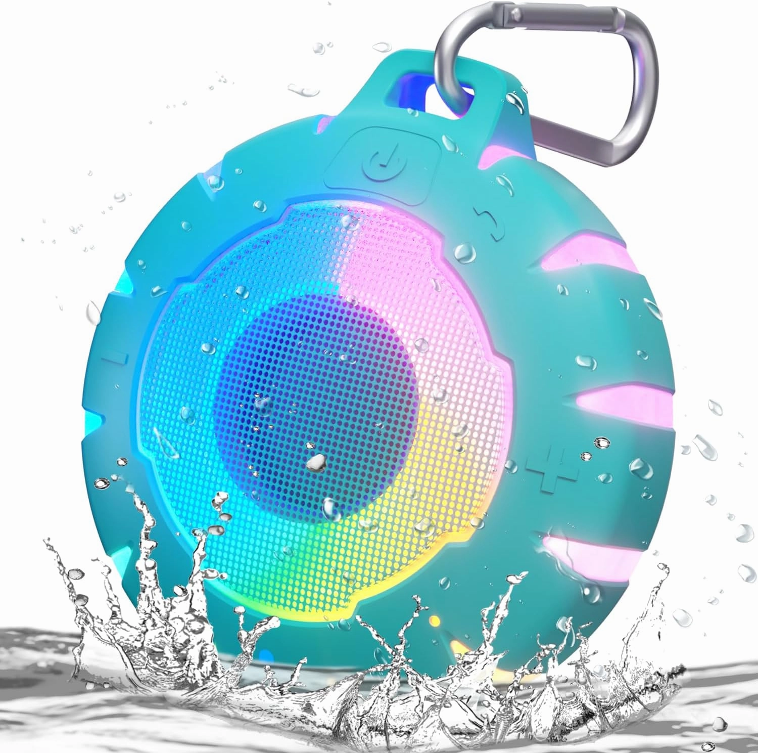 HEYSONG Waterproof Shower Bluetooth Speaker, Durable & Portable with Clear Sound, Ideal for Shower, Pool, Beach & Kayaking – Great Gift for Girls, Women & Men