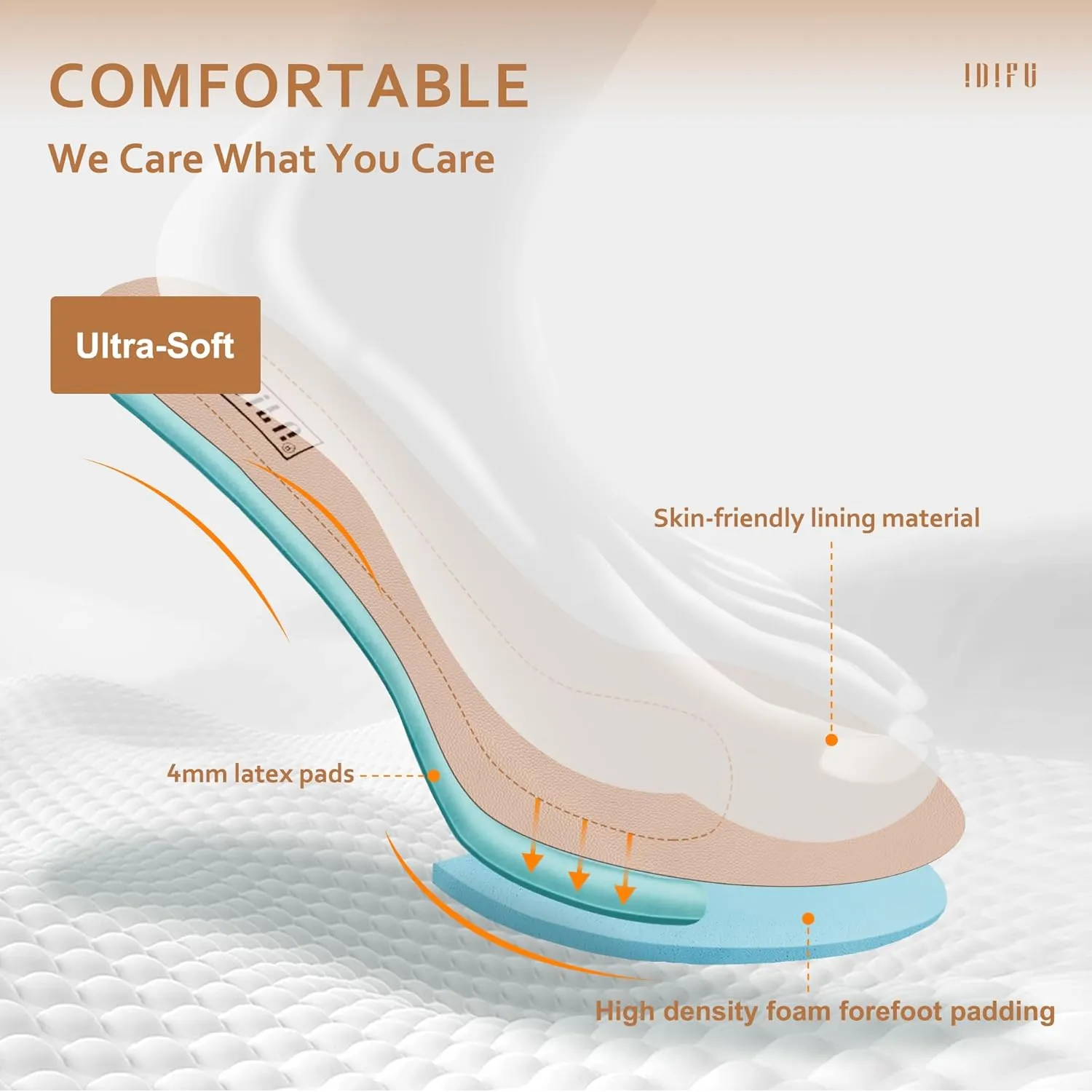 IDIFU Women's Dress Shoes for Women Pumps Mary Jane Heels Low Block Round Closed Toe Wedding Office Work