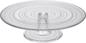 Iittala Kastehelmi Pie Plate, Transparent, Standard