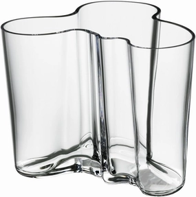 Iittala Aalto 4-3/4-Inch Clear Glass Vase