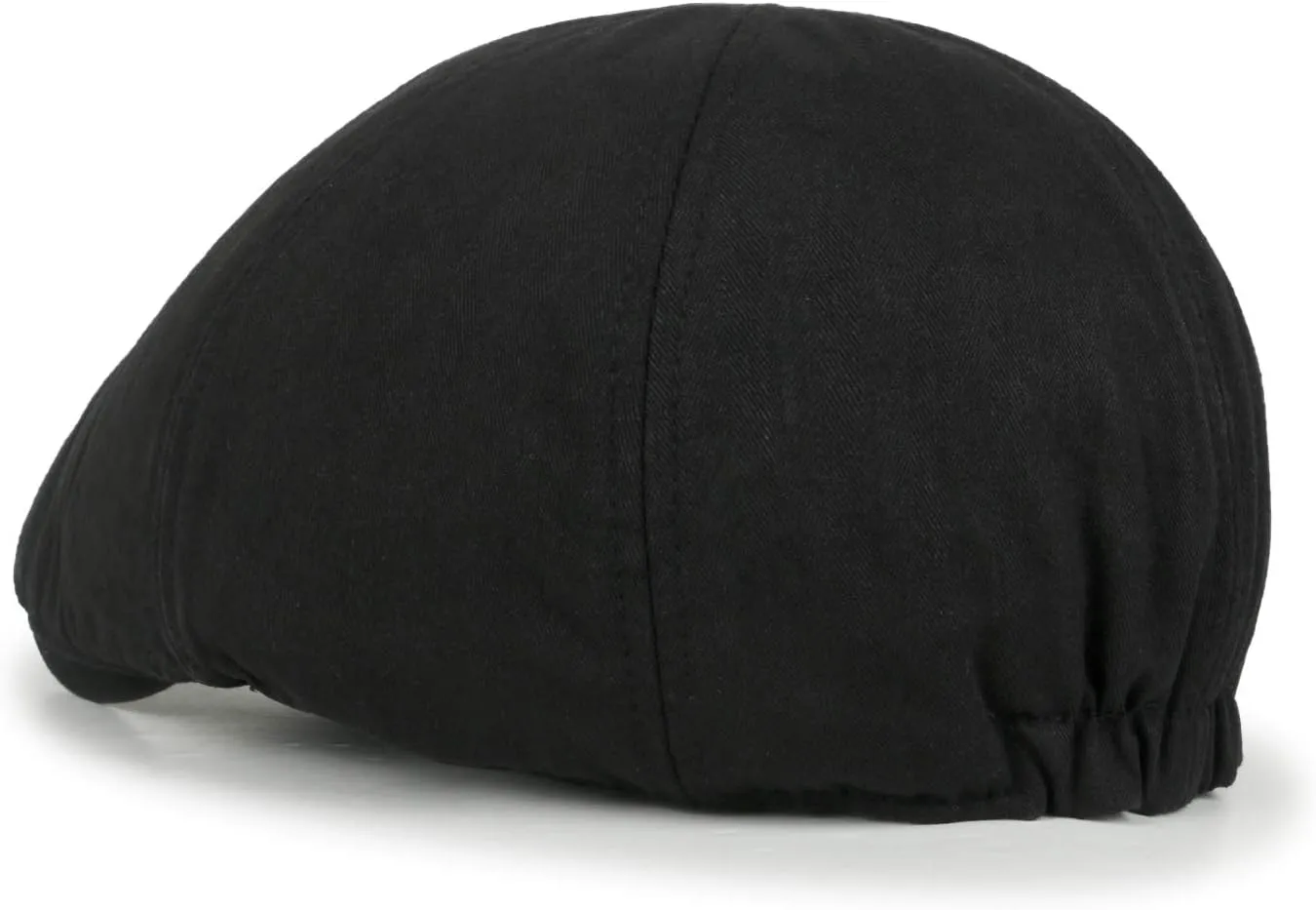 ililily Washed Cotton Flat Cap Cabbie Hat Gatsby Ivy Irish Hunting Newsboy Stretch Big Hat