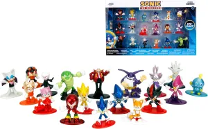 Jada Sonic The Hedgehog Nano 1.65" MetalFigs 18-Pack, Series 1 – Die-Cast Collectible Figures – Ages 8 