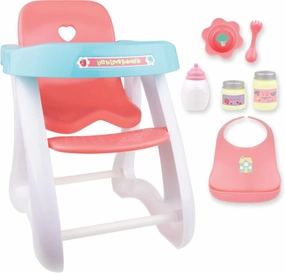 JC Toys for Keeps! High Chair & Accessory Set, 7/Set (BER25500)