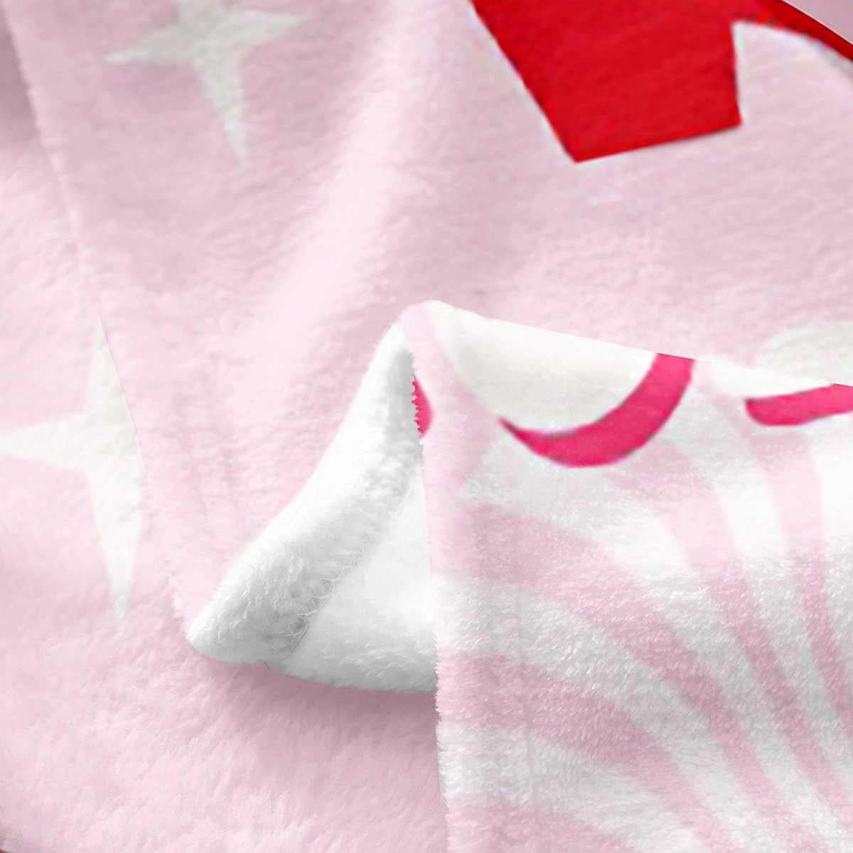 jejeloiu Pink Western Cowboy Flannel Fleece Throw Blanket Throw 50''x60'' Rainbow Plush Blanket for Boys Girls Teens Western Decor Stars Fuzzy Blanket Super Soft All Season Bed Blanket Room Decor