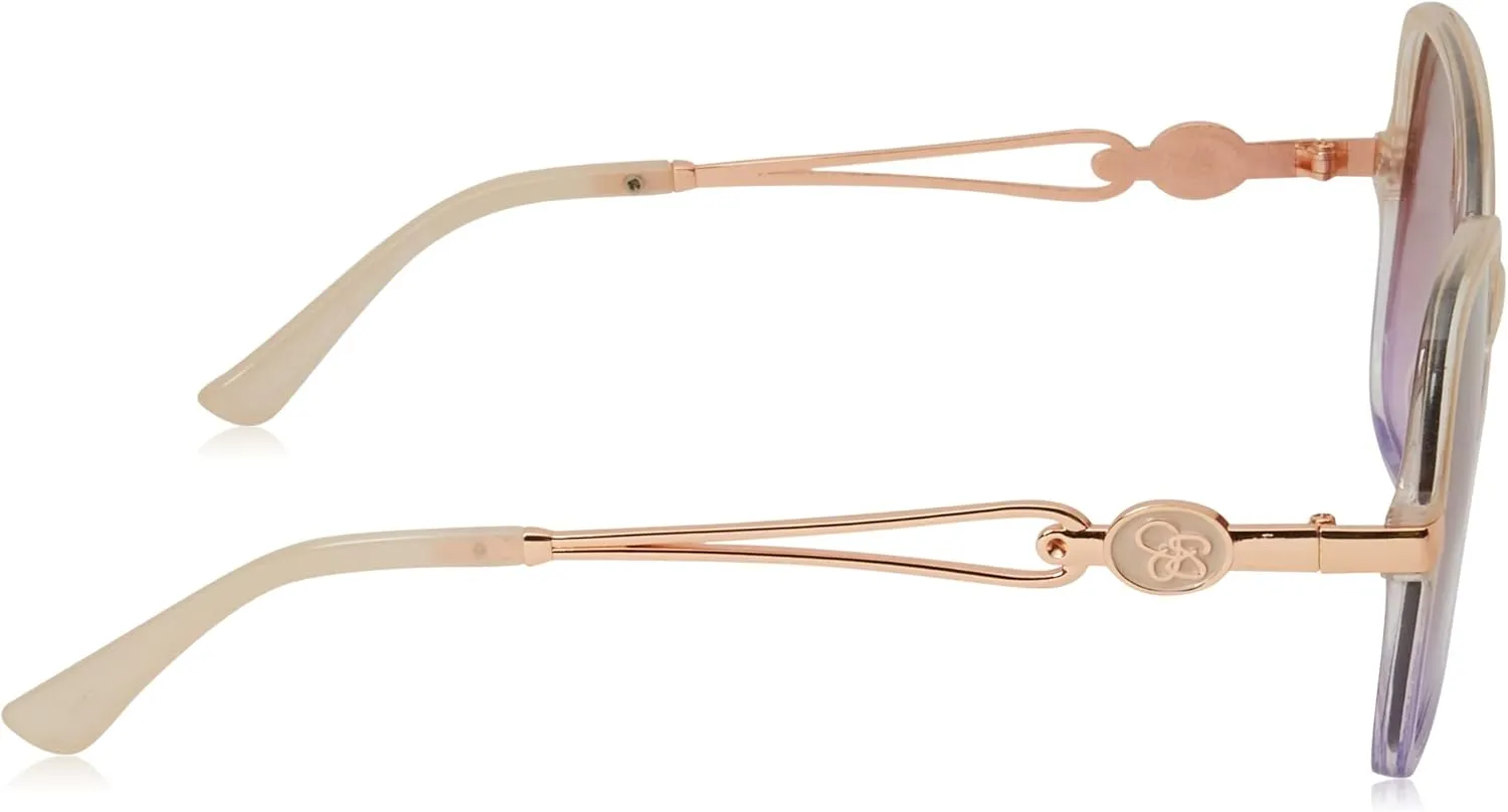 Jessica Simpson Women's J5234 Oversized Retro Butterfly Sunglasses
