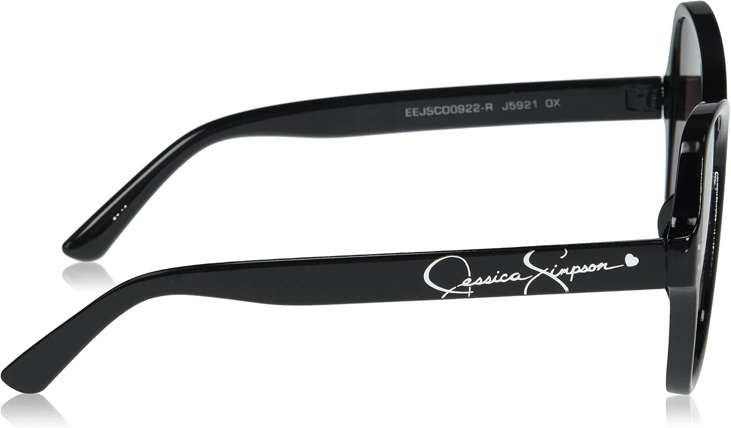 Jessica Simpson Women's J5393 Timeless and Elegant Vintage Oval Sunglasses