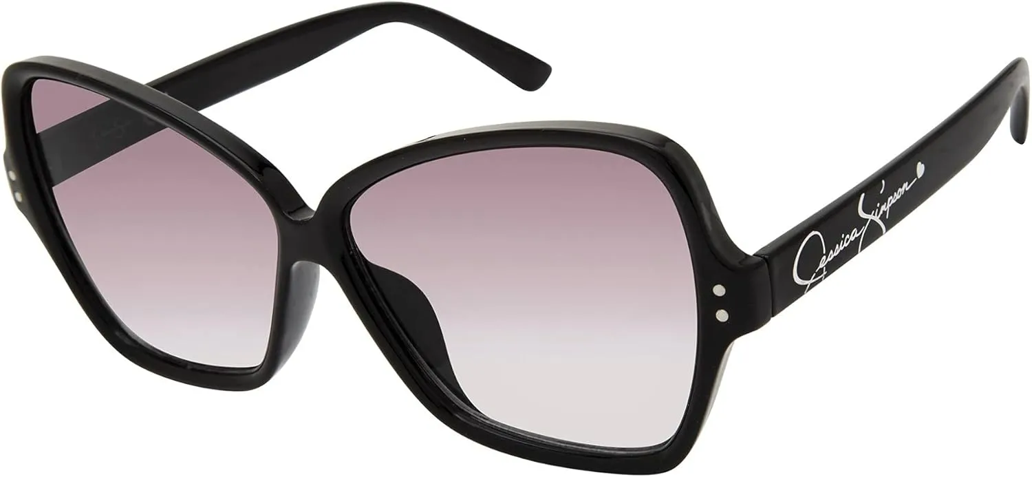 Jessica Simpson Women's J5393 Timeless and Elegant Vintage Oval Sunglasses