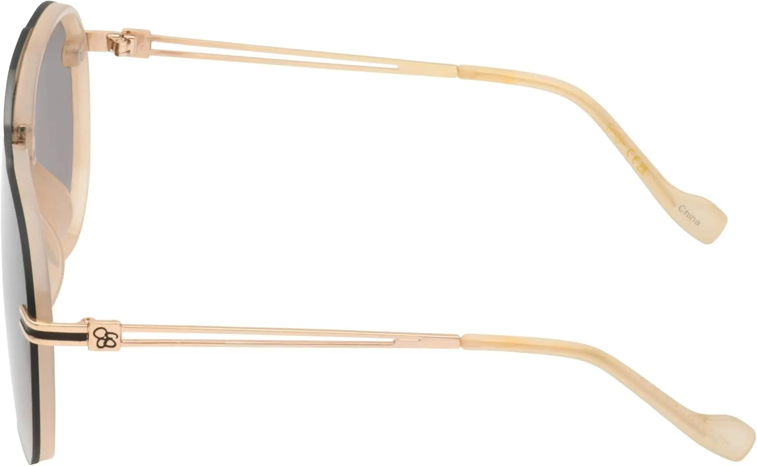 Jessica Simpson Women's J6195 Modern Aviator Pilot Sunglasses with Uv400 Protection. Glam Gifts for Her, 65 Mm