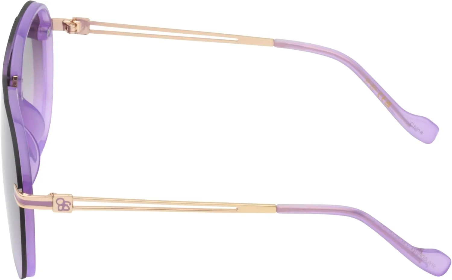 Jessica Simpson Women's J6195 Modern Aviator Pilot Sunglasses with Uv400 Protection. Glam Gifts for Her, 65 Mm