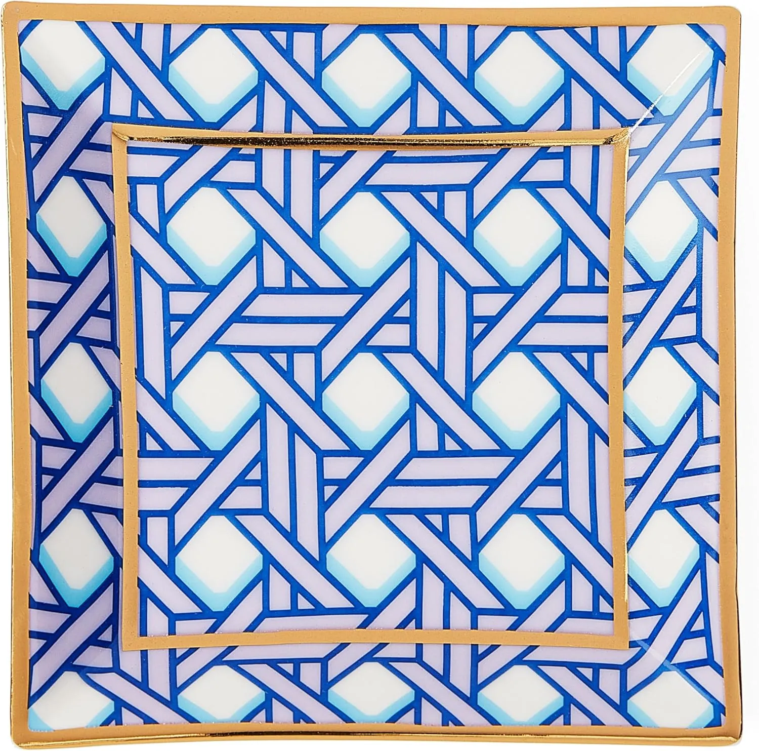 Jonathan Adler Basketweave Square Tray