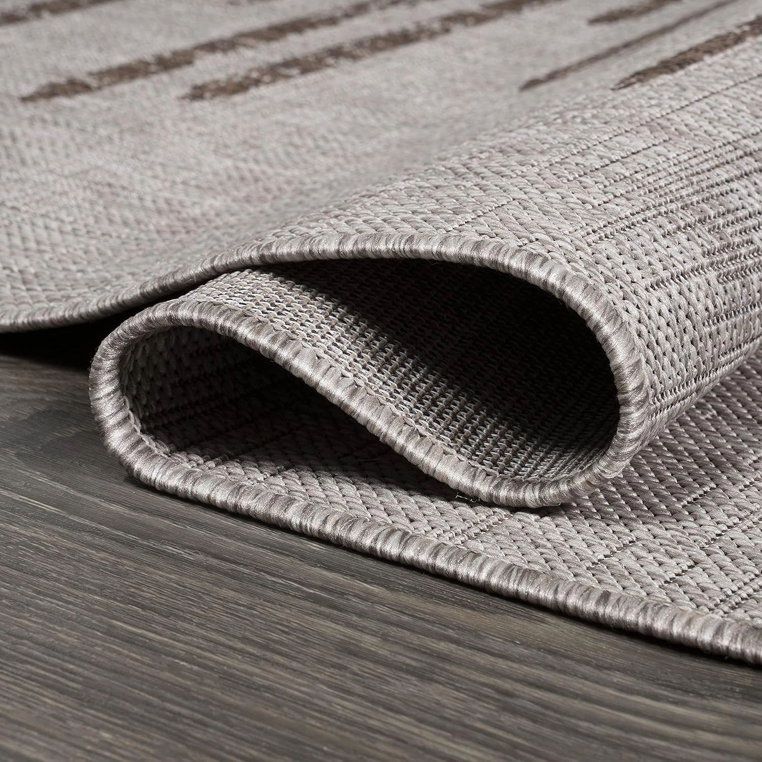 JONATHAN Y SMB124A-28 Zolak Berber Stripe Geometric Indoor Outdoor Runner Rug Bohemian Contemporary Easy-Cleaning Bedroom Kitchen Backyard Patio Non Shedding, 2 X 8, Beige/Brown
