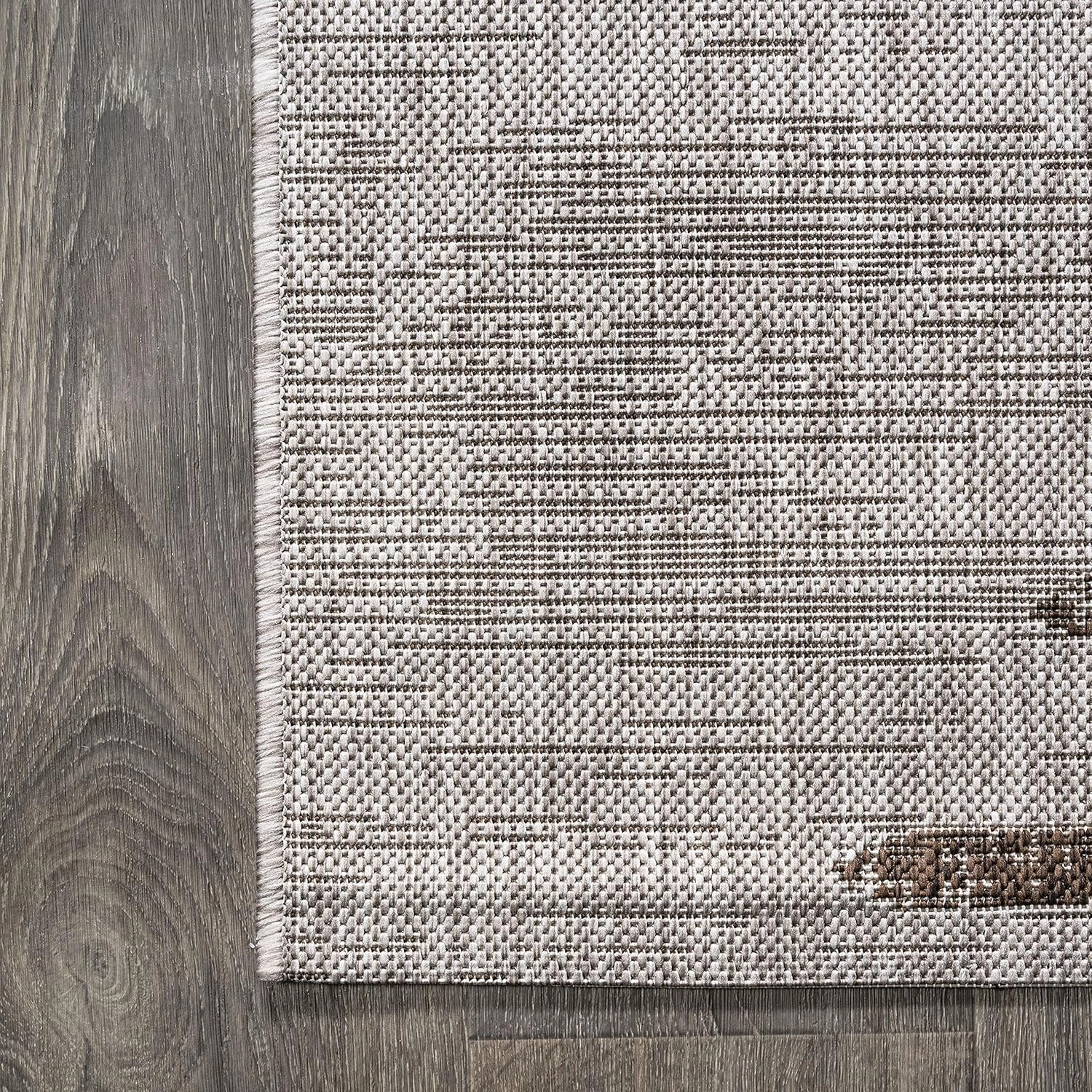 JONATHAN Y SMB124A-28 Zolak Berber Stripe Geometric Indoor Outdoor Runner Rug Bohemian Contemporary Easy-Cleaning Bedroom Kitchen Backyard Patio Non Shedding, 2 X 8, Beige/Brown