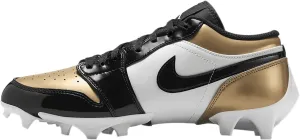 Jordan 1 Low TD Men's Football Cleat (FJ6245-701, Metallic Gold/White/Black)