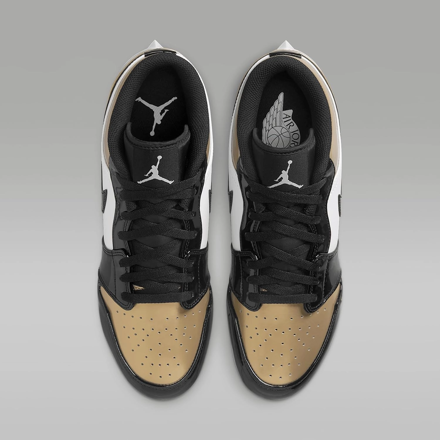 Jordan 1 Low TD Men's Football Cleat (FJ6245-701, Metallic Gold/White/Black)