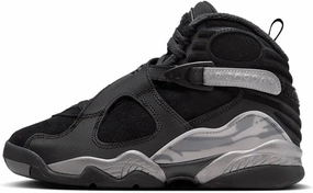 Jordan Big Kid's 8 Retro WNTR Black/Gunsmoke-Metallic Silver (FN5190 001) - 4.5