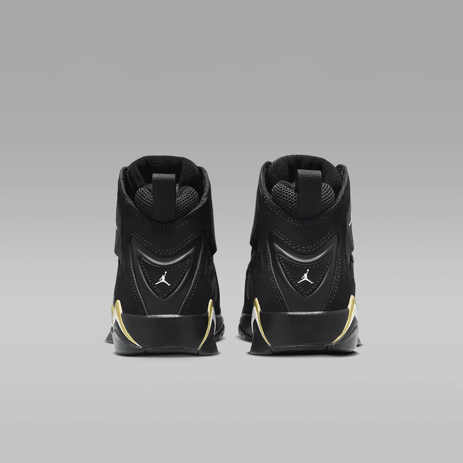 Jordan Big Kid's True Flight White/Black-Yellow Ochre (343795 107)